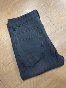 男士时尚休闲水洗弹力修身牛仔裤