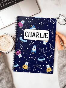 Customize Personalized Kids Notebook,Custom Name, Back To School Gift,12 Styles,Personalized Birthday Party Souvenir, Back To School Season - Multicolor - View 5