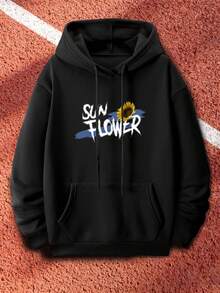 Your Design Features A Letter Pattern Print, Making It A Stylish And Casual Men'S Hoodie Jacket.