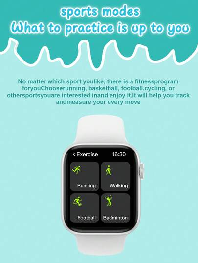 1pc 1.92" Touch Screen Multifunctional Slimme Horloge Silicone Teenagers, Multiple Sports Modes, Camera Control, Social App Notifications, Bluetooth, Compatible roid IOS, 180mAh Battery, School, Sports, Etc. view 4