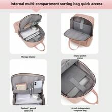 The New Women's Functional Bag Includes A Computer Bag And Super Storage Function. It Is A Must-Have For Business, Travel And School.Material: Oxford Cloth - 151-Đen - Xem 7