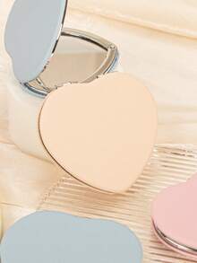 1pc Heart-Shaped PU Leather Double-Sided Makeup Mirror, Compact & Portable, Macaron Colors, High-Definition Dual-Sided Mirror, Handheld Use, Suitable For Pocket, Bag, Wallet, Backpack, Festivals, Parties, Birthdays, Anniversaries, Weddings, Campus, Great Gift For Men & Women,Cheap,Stocking Stuffers,Makeup,Makeup Tools,Cheap Stuff,Gifts,Gifts For Women,Christmas Gifts,Giveaways,Travel,Cheap Stuff,Travel Essential - Multicolor - View 16