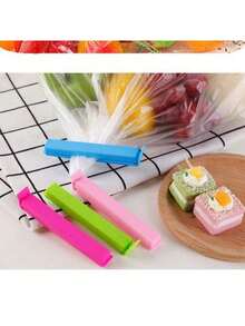 1PCS Plastic Food Bag Clip, Reusable Sealing Clip, Moisture-Proof, Dustproof, Fresh Kitchen Storage Box And Storage ,Household Helper - Mother's Day & Christmas Gift - Random - View 11