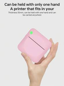 Mini Wireless Portable Printer Set, Pocket-Sized Thermal Printer, Includes Thermal Paper, Color Thermal Paper, Color Pens And Stickers, Birthday, Christmas, Thanksgiving, New Year Gift - Multicolor - View 5