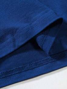 Camiseta de moda popular para mujer 2026, camiseta gráfica para damas, de manga corta, cuello redondo, básica, cómoda, fresca, ligera, moderna, juvenil, estampada. - Azul - Ver 3