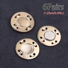 4/6/12 对缝纫按扣，隐形磁性按扣，适用于口袋、缝纫、工艺品、手提包、服装、DIY 项目 - 彩色 - 查看 27