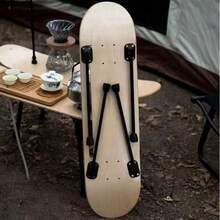 4pcs DIY Folding Table Legs, Self-Made Creative Study Folding Table Accessories, Living Room Coffee Table Bracket, Outdoor Camping Folding Table Base, Office Folding Table Bracket, Bed Entertainment Table Legs, Homemade Patio Furniture Tools