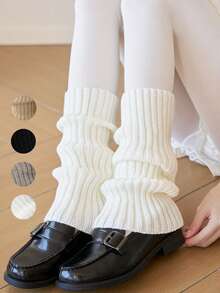 1/2 双女式蝴蝶针织腿套，中长腿套，洛丽塔女学生风格，适合秋冬季、万圣节、圣诞节服装 - 蝴蝶襪套 - 查看 14