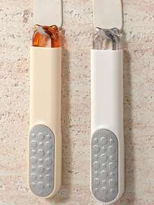 1 pieza Cepillo de acero inoxidable para pies, cepillo de doble cara con cerdas suaves de goma - Multicolor - Ver 10