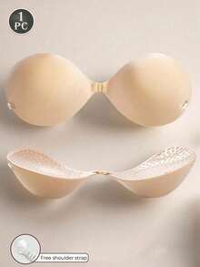 One 5cm Thick Invisible Bra/Breast Enhancement/Lifting, Adhesive Bra Suitable For Strapless Dresses, Enhances Cleavage, Lifts And Shapes Small Breasts, Strapless Bra, Evening Gown, Wedding Dress Super Lift Bra. - Multicolor - View 14