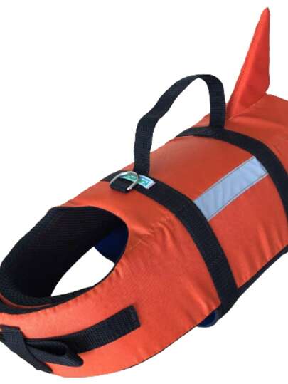  Colete Flutuador salva-vidas pet, para cachorro, cor Laranja, tamanho PP - Karppovet