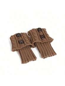 زوج من أغطية الأحذية الشتوية الدافئة للنساء، أغطية ساق الحذاء المحبوكة القصيرة، أغطية الساق الدافئة، اكسسوارات الأحذية الدافئة، أحذية خريف/شتاء، هدايا لوصيفات العروس، ديكور غرفة النوم، ديكور الشاطئ، السفر، للرجال والنساء، العطلات - متعدد الألوان - مشاهدة 8