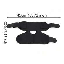 Compression Bandage Foot Wrap Ankle Support Strap Brace Sports Adjustable Size Breathable Material Optimal Blood Flow - Black - Black - View 6