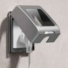 86 Type Self-Adhesive Wall Socket Waterproof Box Electric Plug Cover Bathroom Wall Switch Protection Socket Splash-Proof Box