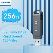 PHILIPS 飞利浦高速多容量U盘，即插即用，节省时间，广泛兼容各种电子设备，让您的生活和工作更加便捷。采用锌合金材质，坚固耐用，伴您更长时间。 - 灰色 - 查看 11