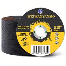 4.5-Inch Resin Grinding Wheel, Cutting Disc, Suitable For Angle Grinder And Other High-Speed Rotating Tools