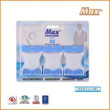 6支/卡 单层瑞典不锈钢脱毛刀，带梳子，适用于去除阴毛、腋毛、腿毛 - 藍色 - 查看 6