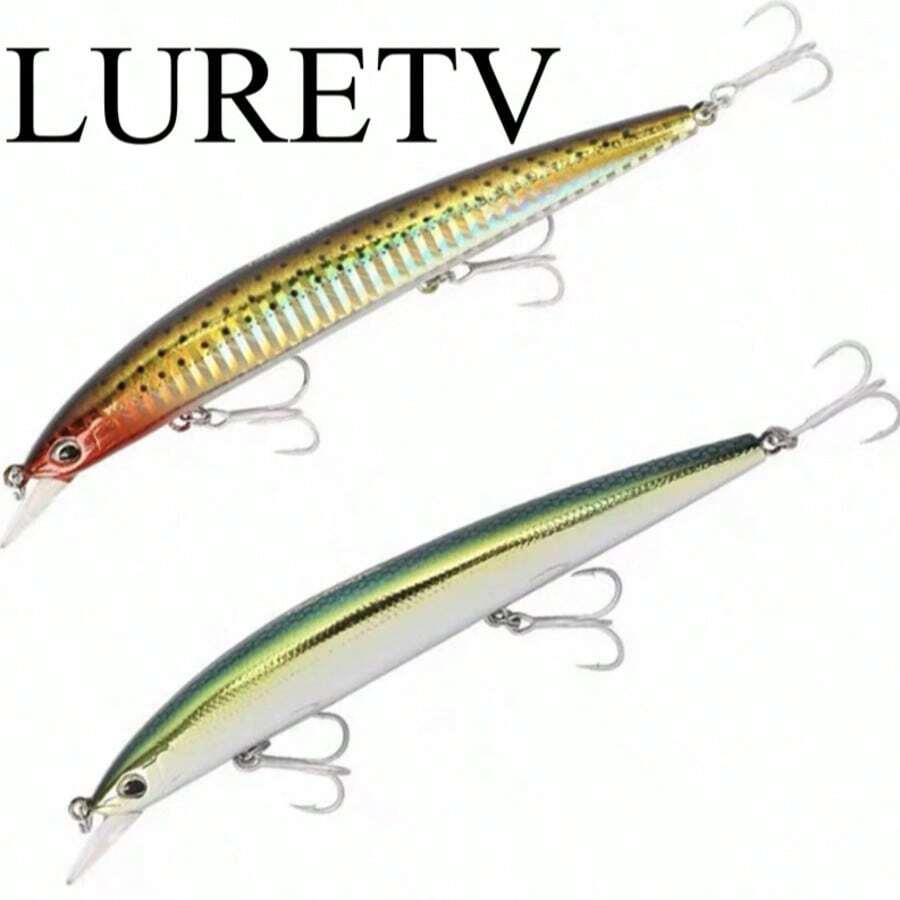 8193 Luretv Floating Suspension Minnow Long Range Fly Fishing Lure For Freshwater And Saltwater Bass And Perch Fishing