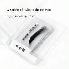 1 Cặp Miếng Dán Lông Mày - Bộ Chọn Hình Dáng Lông Mày Thử, Bộ Miếng Dán Lông Mày, Giá Rẻ, Quà Nhồi Tất, Trang Điểm, Dụng Cụ Trang Điểm, Đồ Giá Rẻ, Quà Tặng, Quà Tặng Cho Phụ Nữ, Quà Giáng Sinh - Nhiều màu - Xem 4