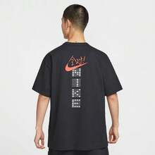 Nike Men's AS M NSW MANFEN SS TEE GC T-Shirt, Knit Crew Neck Short Sleeve TIH0835-010 - Black - View 2