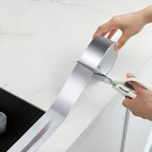 1pc Waterproof Aluminum Foil Tape: Mildew & Fire Resistant, Self-Adhesive, And Thickened For Maximum Protection