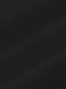 FOR BEAUTY 春秋新款纯色极简圆领长袖针织衫，宽松通勤款套头衫，黑色，新年版