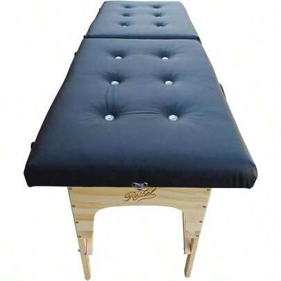 Cama para Masaje soporta 300kg Camilla portatil Plegable pestañas Tatuaje Fisioterapia SPA Ecco CAPITONEADA 60cm Ancho.camilla para masajes/camilla/cama de masaje/spa/camilla para pestañas