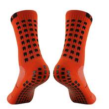 2双防滑耐穿足球袜，加厚毛圈底压缩中筒袜 - 彩色 - 查看 5