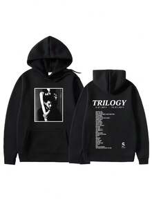 Singer Thes Weeknds Hoody After Hours Til Dawn Fm Music Album Autumn And Winter Women Men Hoodie Pullover Hip Hop Rock Top (7) - 黑色 - 查看 1