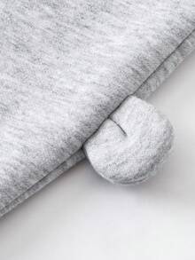 mini bala بنطلون فليس دافئ للأطفال من عمر 2-5 سنوات، بنطلون رياضي ناعم مرن وفضفاض، مجموعة شتاء 2025