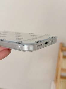 1个极简主义花卉线条艺术涂鸦黑色手机壳，兼容 17、16 Pro、14 Pro Max、13、15、12、11，创意全包硬壳 - 白色 - 查看 6