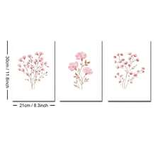 1/3 tấm áp phích vải bố in hoa thực vật Boho không khung, tranh treo tường nghệ thuật hoa hồng, phong cách tối giản, trang trí thẩm mỹ cho phòng trẻ em, căn hộ, phòng khách, phòng ngủ, trang trí nhà hiện đại - Nhiều màu - Xem 12