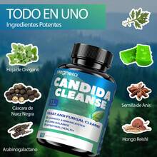 MEGNETA Magneta Total Cleanse (Intestinal, Urinary, Oral) | With Digestive Enzymes, Prebiotics And Fiber | 60 Softgels - Una Botella - Paquete De Prueba - View 4