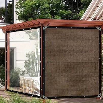 Our Sunshade Net, Suitable For Various Scenarios, Is Made Of High-Density Polyethylene Material. Its Perforated Design Makes It Easy To Hang In Pavilions And Courtyards. It Can Serve As An Outdoor Sunshade Net For Family Outdoor Activities, And Also As A Plant Sunshade Net To Provide Shade For Pets And Plants.