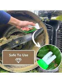 1个便携式磨刀器 - 不锈钢材质，非常适合户外和厨房磨刀