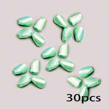 6mm/30pcs Asymmetrical Glass Beads, DIY Jewelry Making Materials, Handmade Necklace, Bracelet, Earrings, Diverse Styles, Niche Design And Luxurious Quality, Inspiration Treasure For Handicraft Lovers, Create Your Unique Fashion Statement - 6mm Glass Irregular-shaped Loose Beads - View 14