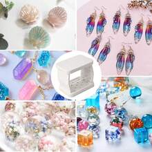 用于树脂的紫外线灯，38W 大功率双面紫外线灯，二合一可拆卸，树脂快速固化机，360° 全方位照射，适用于树脂模具、DIY 工艺品和装饰品、珠宝制作 - 白色 - 查看 6