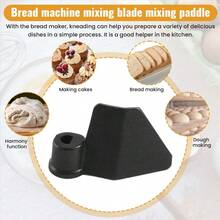 Bread Baking Machine Paddles Kneading Hooks, Stainless Steel Kneading Blade For Bread Baking Machines - Black - View 5