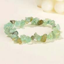 1pc 5-8mm Teens' Spiritual Natural Stone Bead Bracelet, Agate/Obsidian/Lapis Lazuli & Other Chakra Balancing & Energy Boosting Healing Stones, Suitable For Teens, Daily Wear, Holiday Gifts, Boho Fashion Jewelry - Multicolor - View 29