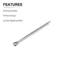 20个开口销，镀锌/不锈钢安全销，多尺寸开口销，机械轴定位销，农用车辆车轮锁销，防松紧固件，螺母锁销，工业五金配件 - 彩色 - 查看 7