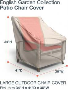 Budge Industries P1W02PM1 Funda de Silla de Mimbre de 2 Tonos Premium,, Beige - Sillita - Ver 10
