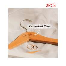 Personalized Customized Name Wooden Thick Clothes Hanger, Custom Engraved Bridal Wedding Dress/Groomsman, Bridesmaid Gift/Mother's Day/Father's Day Etching Gift, Handmade Clothes Hanger, Unique Ideal Gifts Him Her Anniversaries Valentine's Day Mother's Day Birthdays Children's Day, For Father's Day, For Graduation, For Weddings, For Housewarming Bedroom, Home, Living Room, Bathroom