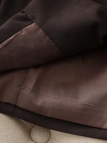 Damen neue modische und elegante Weste, vielseitig einsetzbar für Büro, Pendeln, Lässig bekleidung. Einfarbiger Webstoff, Weste mit Fake-Taschen-Design, geeignet für Büro, Date Night, Hochzeit, Urlaub, Schule, Geburtstagsfest, Reisen, Frühling/Sommer/Herbst