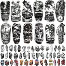 77 Hee Car Temporary Tattoo Adult Teen Kid Ic Half Leeve Fake Tattoo Ticker Arm Body Art Makeup For Man Wen - CarTattoo - View 1