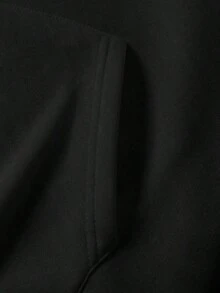 Women's Hooded Sweatshirt, Disney, Mickey Mouse, Christmas Elements, Cartoon Pattern - Printed Design, Casual Loose Women's Top, Soft And Skin Friendly, Suitable For Various Occasions Such As Home And Outdoor Wear In Autumn And Winter Seasons - 黑色 - 查看 3