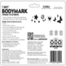 BIC BodyMark Party Pack Temporary Tattoo Marker For Skin, Premium Brush Tip, Gifts For Teens, 4 Count Pack - 白色 - 查看 2