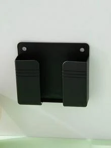 Soporte de pared para caja de carga de teléfono sin taladro, soporte para control remoto, estante de almacenamiento adhesivo de pared - Multicolor - Ver 17