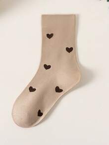 5 pares de calcetines de media caña de unicolor, de moda, versátiles, lindos, transpirables, que absorben la humedad, antideslizantes y adecuados para el uso diario casual para mujeres - Multicolor - Ver 9