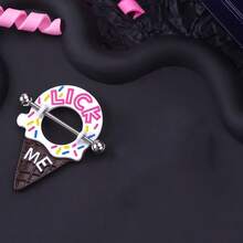 1枚高品质Y2K风格胸针，低致敏性，不褪色，防刺穿饰品，适合日常佩戴和聚会场合，是生日和圣诞节的贴心礼物。 - 彩色 - 查看 16