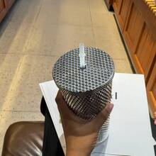 1个/710毫升大容量榴莲主题双层保温塑料杯，带吸管，夜光彩虹渐变旅行杯 - 适合居家、办公、聚会、旅行、车载、情人节和节日礼物 - 彩色 - 查看 12